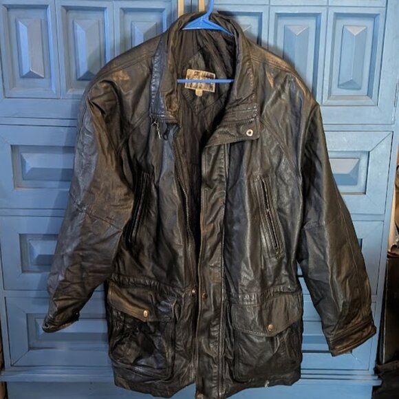 C29 PROPERTY Black Leather Jacket - Picture 1 of 6